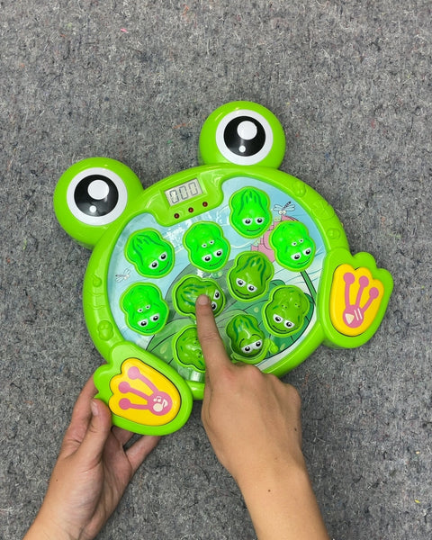 Green Frog Whack-A-Mole Game