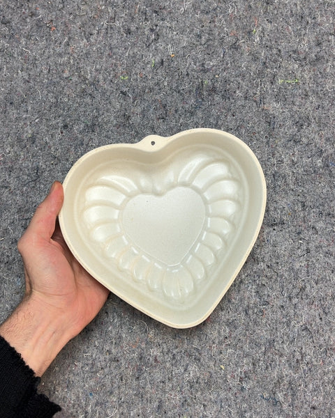 Heart Shaped Mold with Floral Design