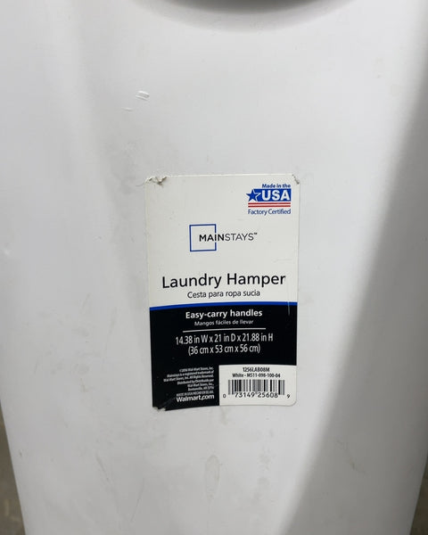 Mainstays Laundry Hamper, 14x21x22"
