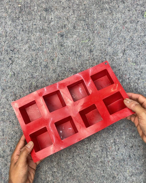 Red Silicone Square Mold