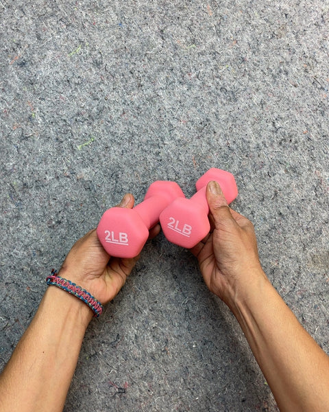 Pink 2LB Dumbbells