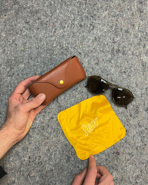 Cool Sunski Sunglasses with Case and Cloth