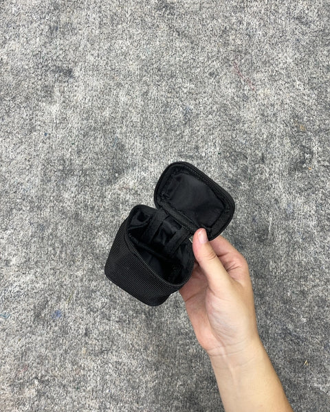 Black Small Zippered Pouch, 3 x 2.5 in