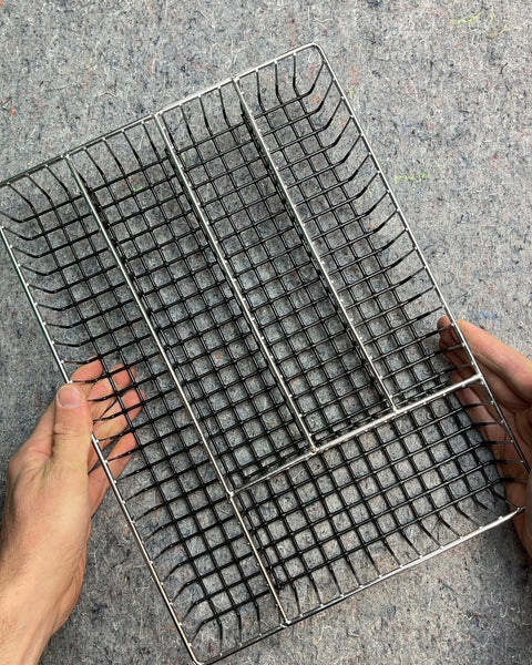 Metal Mesh Utensil Drawer Organizer, 10x13"