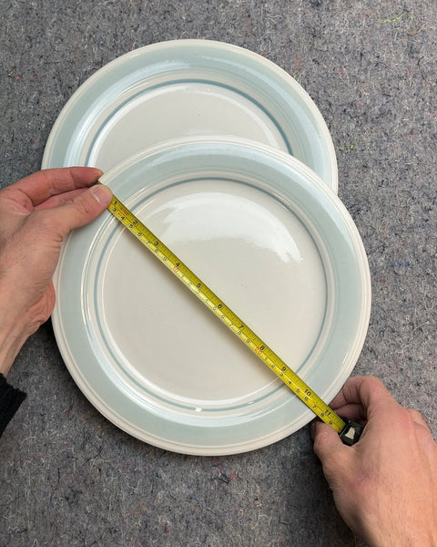 "Blue Mist" Stoneware Dinner Plates by Daniele Impressions