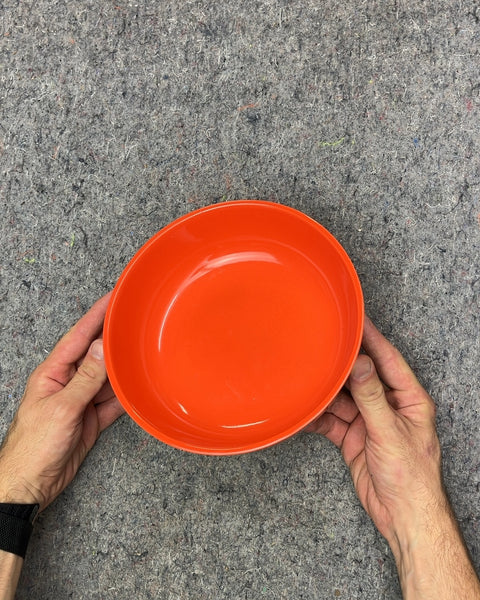 Fancy Felt + Fat 24 Orange Ceramic Bowl