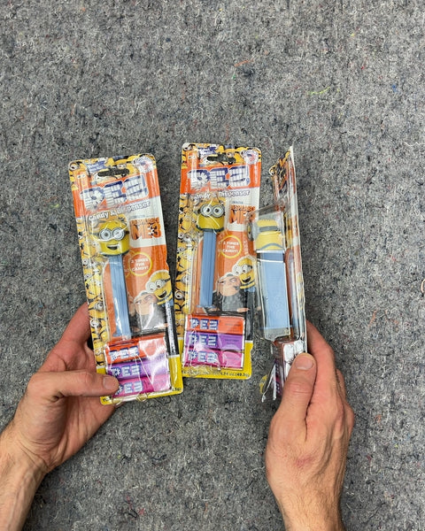 Minions PEZ Candy & Dispenser Set, Candies Expired