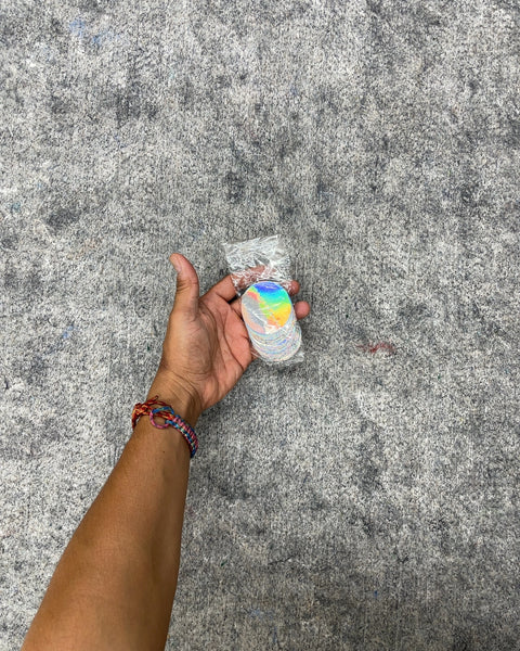 Holographic Round Ornament Pack