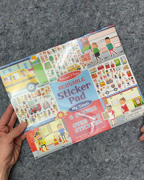 Unopened Melissa & Doug Reusable Sticker Pad My Town