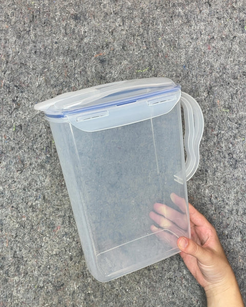Clear Plastic Pitcher For Cereal, 3L
