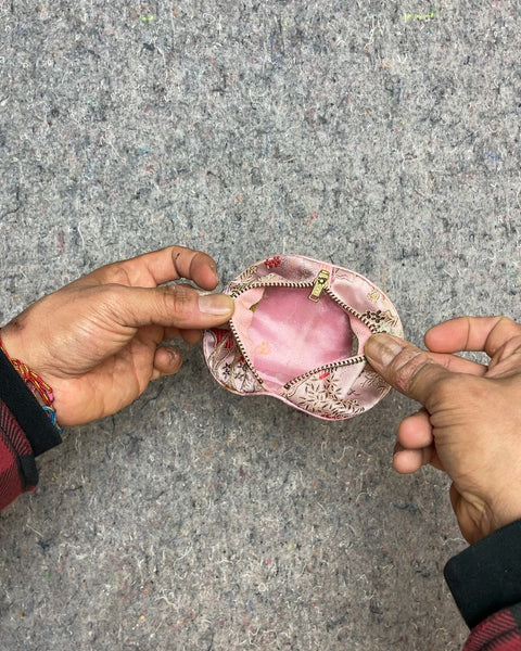 Floral Round Coin Purse