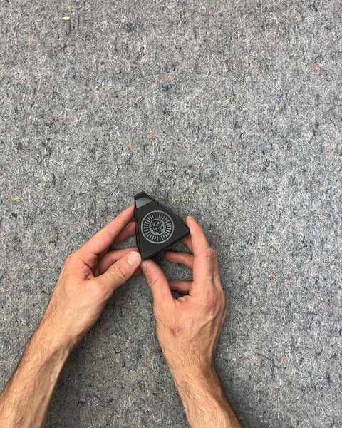Black Pyramid Desk Ornament