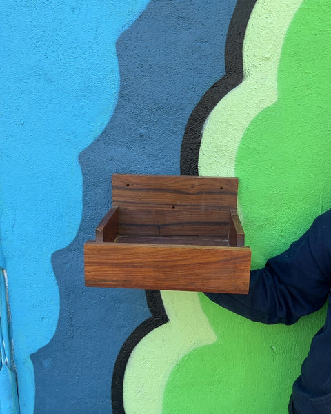 CB2 Wooden Bike Rack Made Out Of Acacia Wood