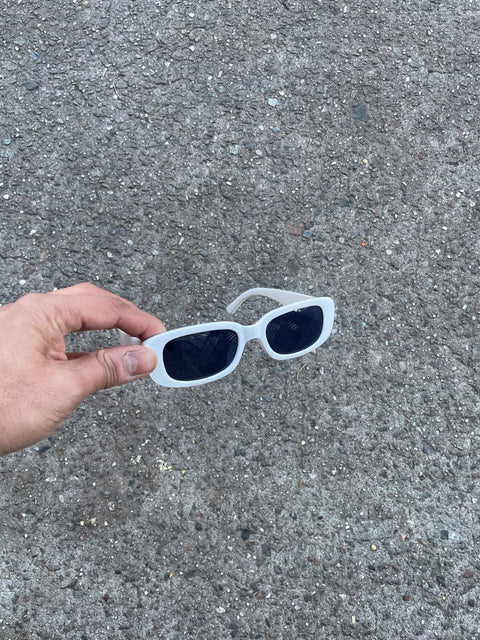 Bad Bunny-esque White Sunglasses