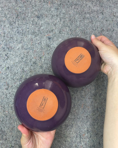 BF Purple Ceramic Bowls
