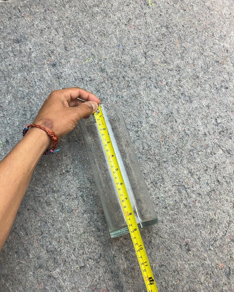 Clear Glass Cylinder Vase