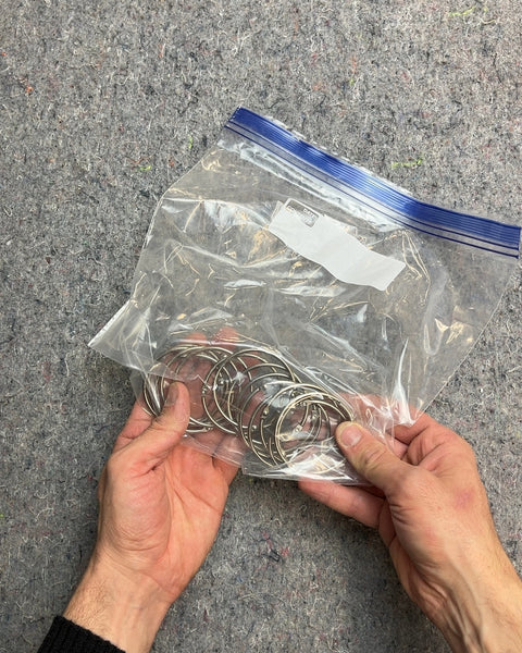 12 Metal Shower Curtain Hooks