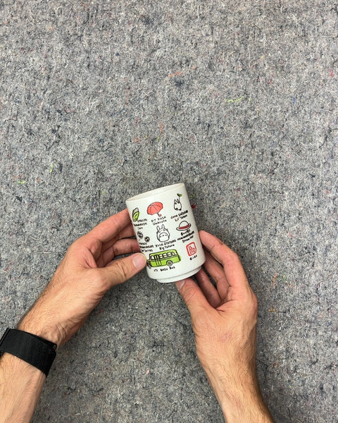 Totoro White Ceramic Mug