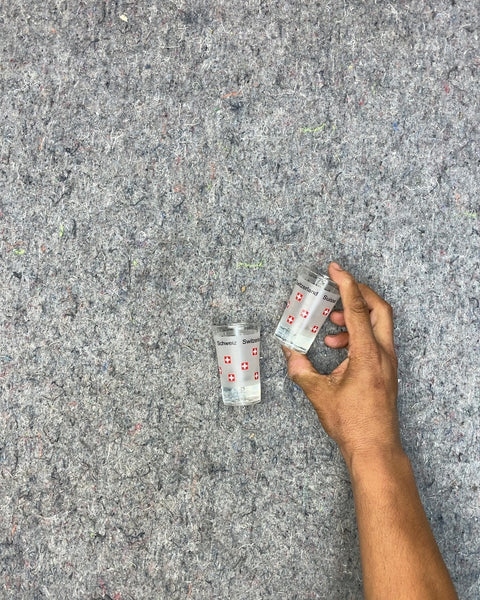 Switzerland Souvenir Shot Glasses, Set of 2