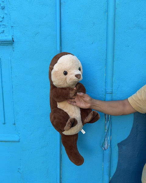 Bigass Brown and Tan Otter Plushie