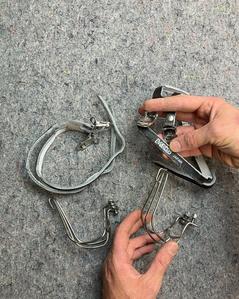 MKS Japan Bicycle Toe Clips and Straps