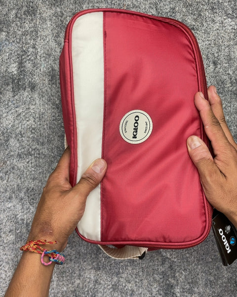 Igloo Red and White Insulated Lunch Bag