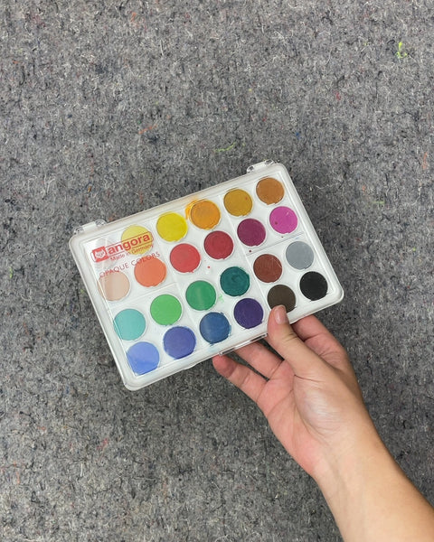 Angora Opaque Colors Watercolor Paint Set