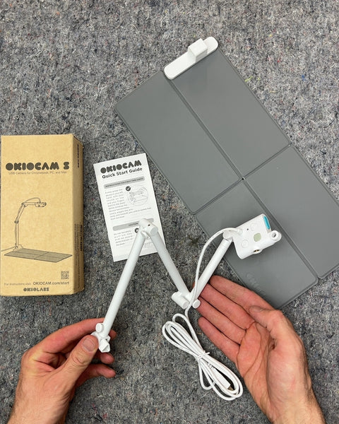 OKIOCAM S Foldable 2-in-1 Document Camera and Webcam