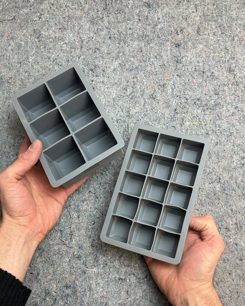 Set of 2 Public Goods Silicone Ice Cube Trays
