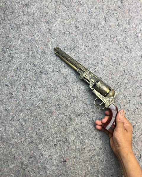Decorative Engraved Revolver Prop
