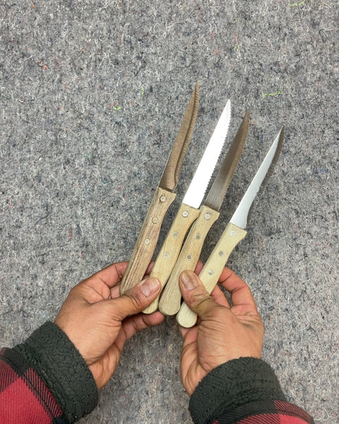 Four Serrated Steak Knives