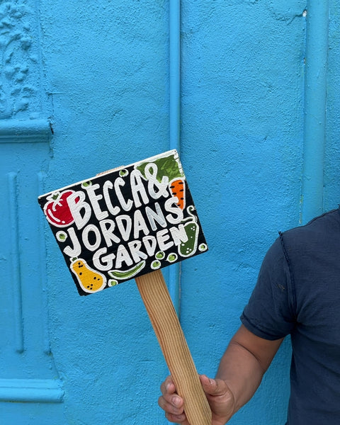 Becca & Jordan's Garden Sign