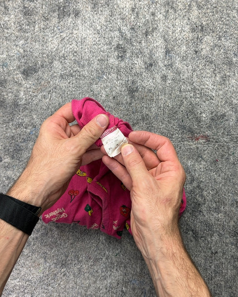 Hysteric Glamour Vintage Fruit Print Tank Top Pink Y2K, Size XS