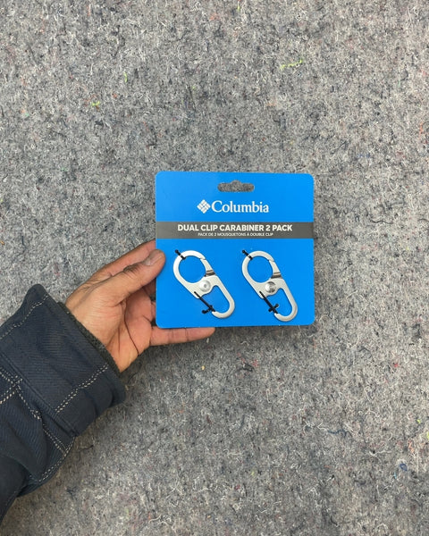 Columbia Dual Clip Carabiner 2 Pack
