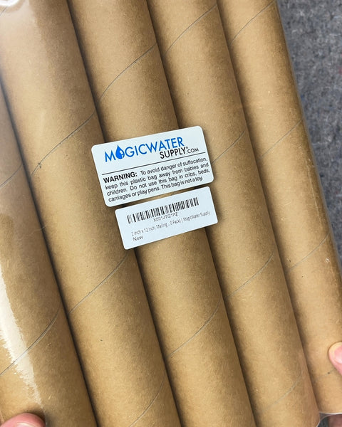 2 Inch x 12 Inch Mailing Tubes, 10 Pack