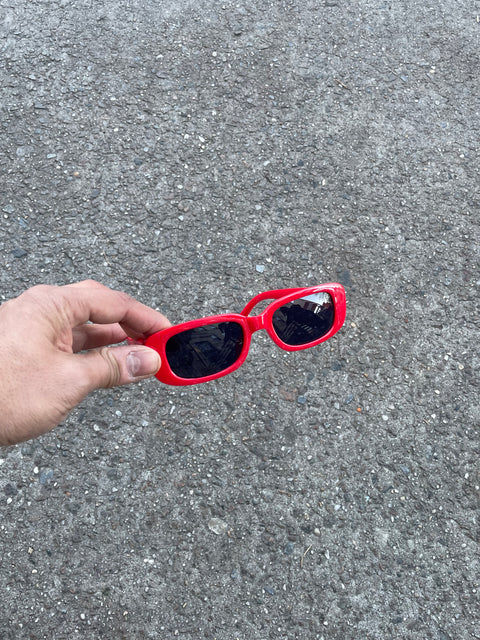 Bad Bunny-esque Red Sunglasses