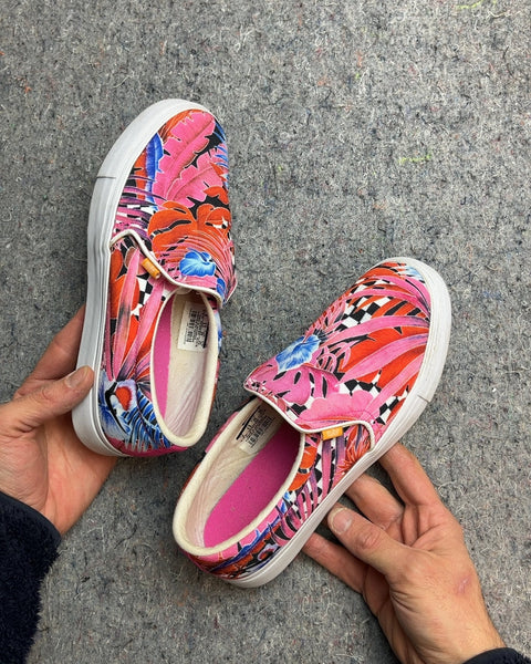 Nike Floral Slip-On Shoes, Size US 8W or EU 39