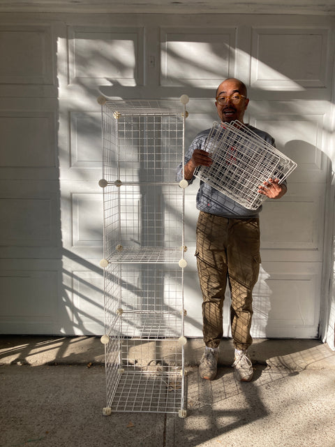 DIY Modular Cage Shelf