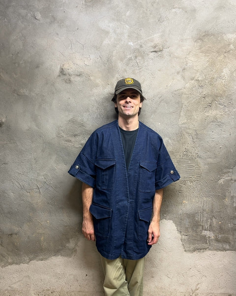 Eloquii Denim Kimono Jacket, Size 18