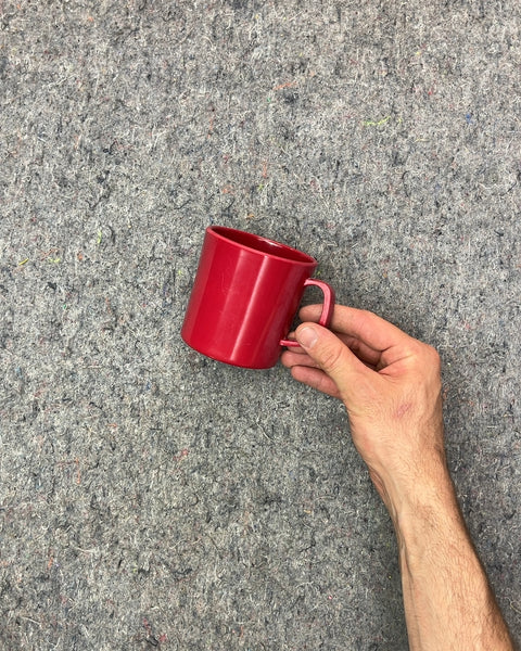 Red Plastic Mug