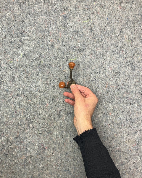 Sexy Metal Wall Hook with Ceramic Knobs