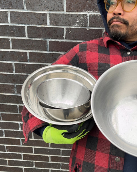 Stainless Steel Mixing Bowls, Set of 5