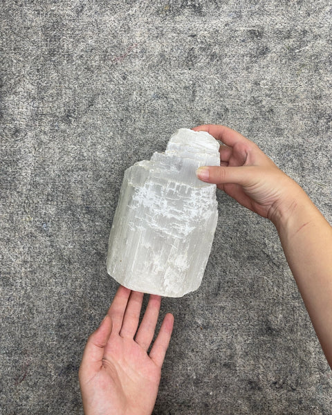 Raw Selenite Crystal Specimen