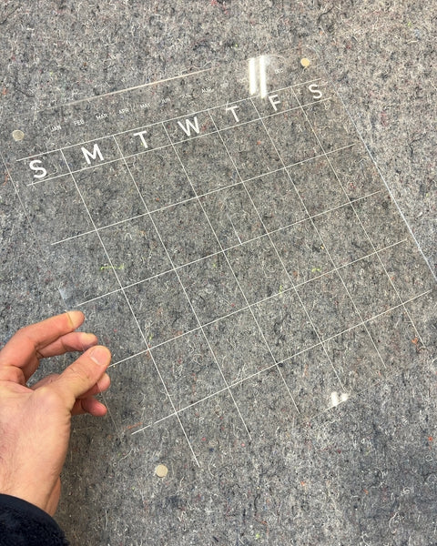 Acrylic Calendar Board
