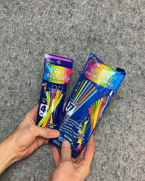 Glow Sticks, 4 and 17 Pack