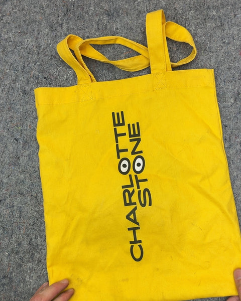 Charlotte Stone Yellow Canvas Tote Bag