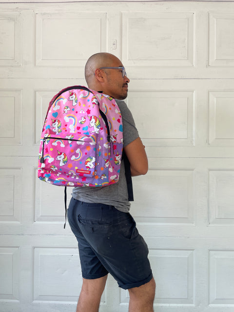 Running Tiger Unicorn Backpack