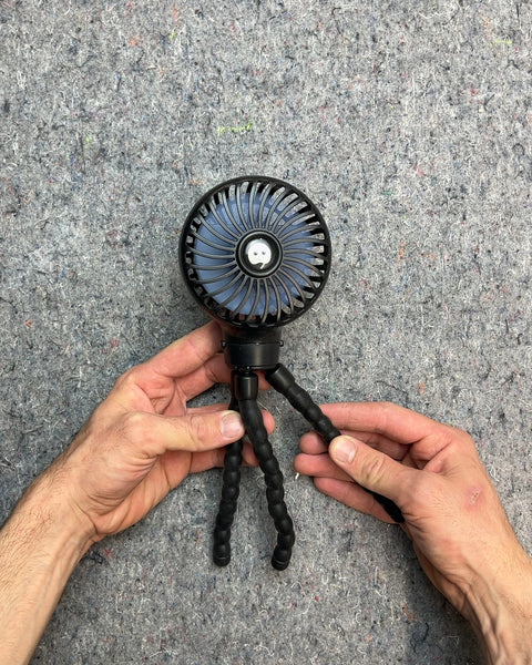 3-Speed Rechargeable Portable Fan with Tripod