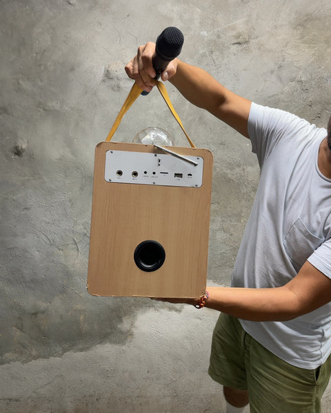 HIKER Portable Karaoke Bluetooth Speaker with Microphone