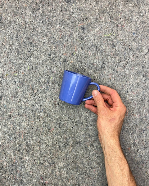 Blue Plastic Coffee Mug